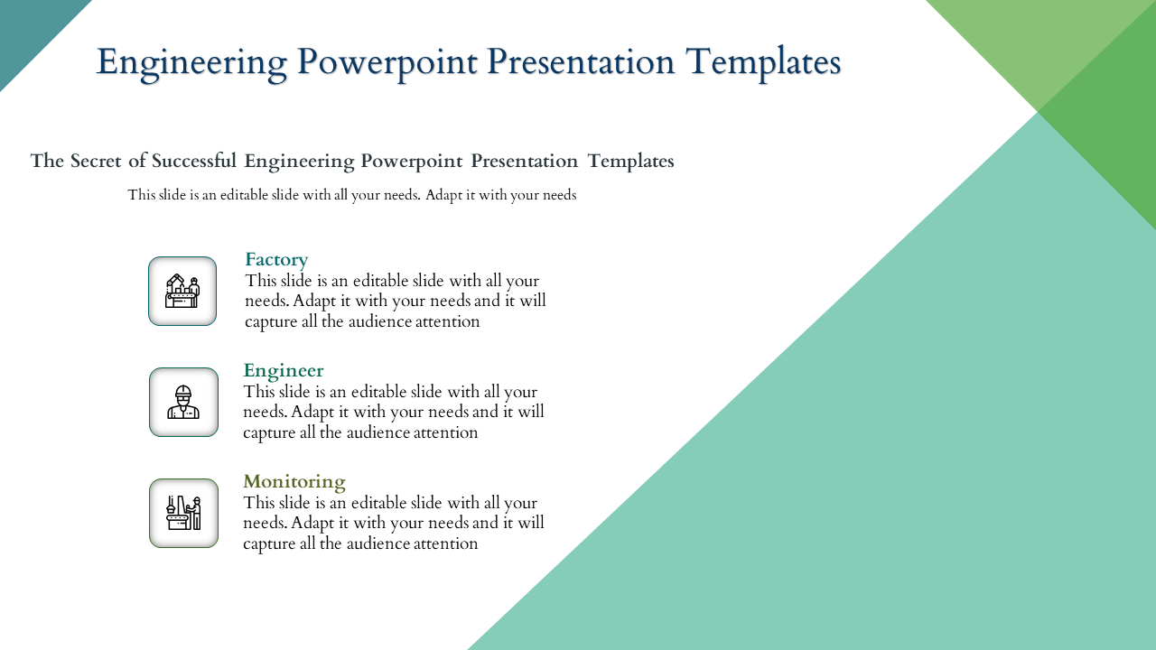 Our Predesigned Engineering PowerPoint Presentation